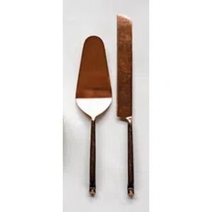New in Box - Gatherings 2 Piece Cake / Pastry Server Set by Creative Co-Op